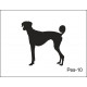 Pískovaný půllitr se jménem a obrázkem motiv psi